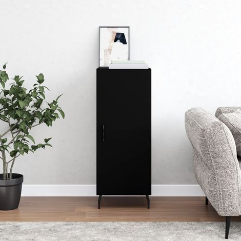 Sideboard Black 34.5x34x90 cm Engineered Wood vidaXL (1/5)