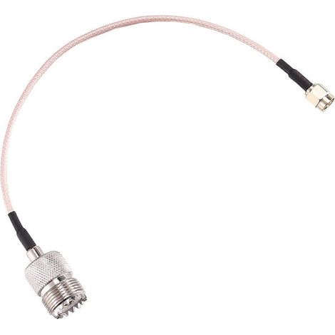 Handantennenkabel SMA-Stecker auf UHF SO-239-Buchse-Stecker