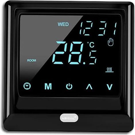 Thermostat intelligent WiFi LCD à écran tactile pour chauffage au sol