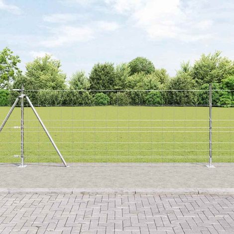 Zaunpfosten Galvanisiert 50 x 1 m Stahl