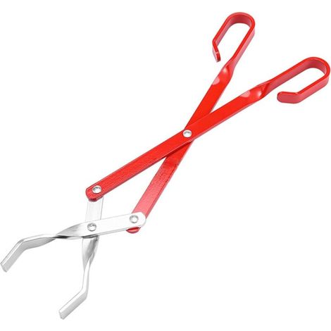 Clip Carbone poignée Long poignée Barbecue Pinces Barbecue Outils Bois Carbone Pinces de Nourriture Pinces peintes Pince en Carbone en Aluminium Pince d'incendie en Aluminium