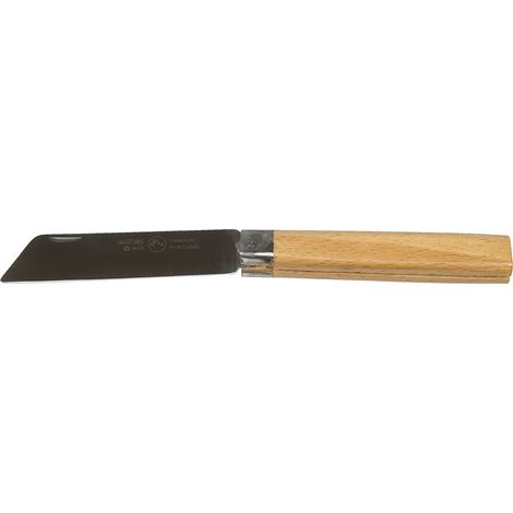Navaja sin punta con mango de madera - 87 mm
