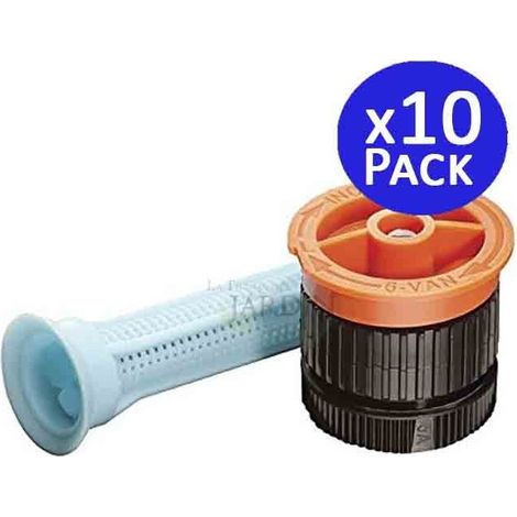 10 Stück Rain Bird 6 VAN Sprühdüse für Bewässerungssprinkler  Einstellbarer Winkel  Reichweite 1,8 Meter