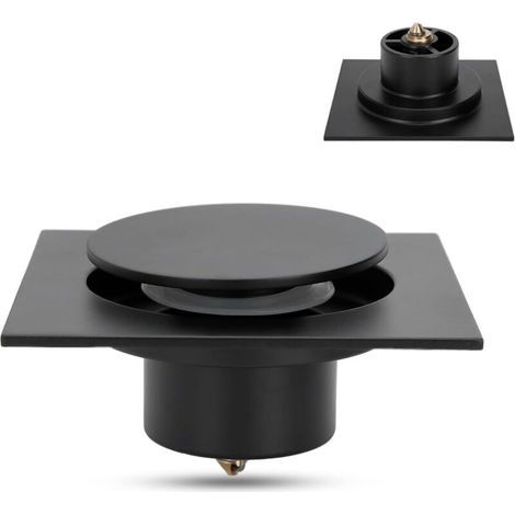 Lntyq Bouchon Lavabo, bouchon de baignoire universel avec bague d'étanchéité en silicone, anti-odeurs, résistant à la corrosion, bonde de douche -up de 50 mm/75 mm de diamètre. (1/5)
