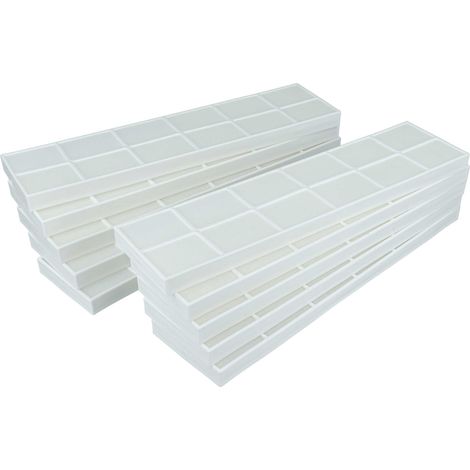 vhbw 10x filtro dell'aria G3 / ISO Coarse 30% sostituisce Zehnder 990322100 per ventola (1/4)