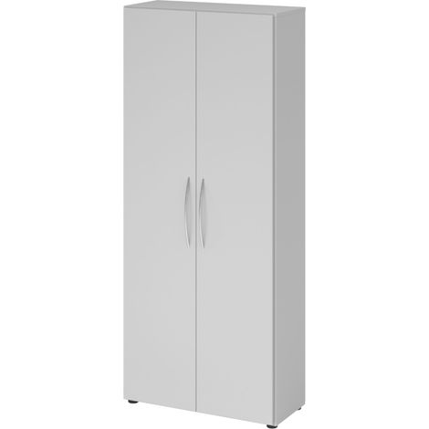 bümö basic Aktenschrank - 5 Ordnerhöhen Grau