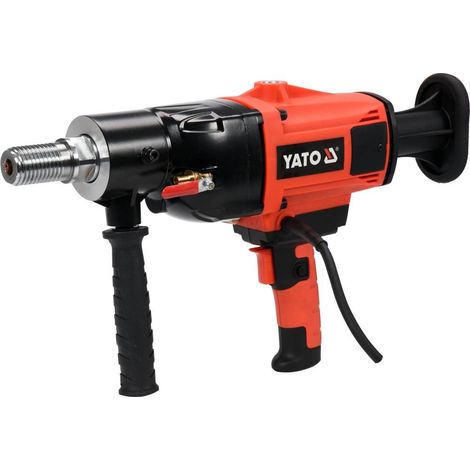 YATO carotatore de carotatore diamantato professionale, a umido e a secco, con treppiede de cambio, 2200 W, fino a 180 mm de diametro