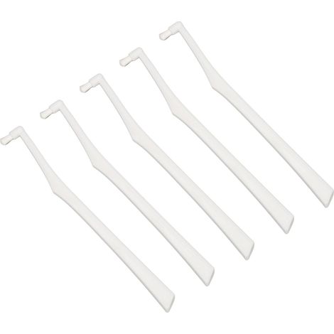 5 Brossettes Interdentaires Souples pour Orthodontie - Nettoyant pour Broches et Fils Dentaires - Blanc (1/5)