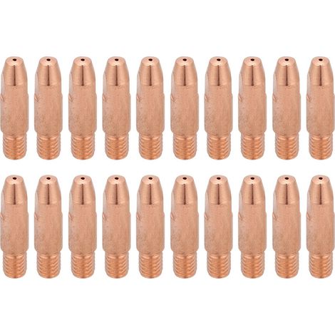 20 M6 Kupferkontaktspitzen für Binzel 24KD MIG/MAG Schweißbrenner (1,2 mm) (1/5)
