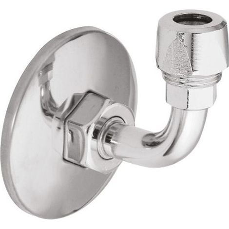 Curvetta sottolavabo 90° girevole ed estraibile 1/2”×3/8”×10 cm  Tecom