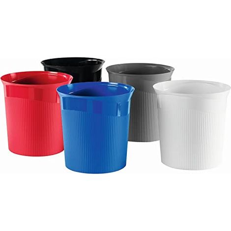RE-NEPORE DE PAPEL Contenedor Basura BIN HAN, 13 litros redondos, azul 100% reciclado material reciclado