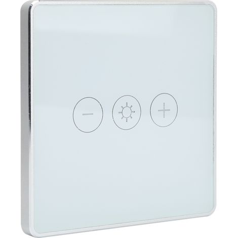 Interrupteur intelligent 400 W avec télécommande, 3 boutons, Wi-Fi, panneau tactile, norme britannique 95-240 V CA (1/5)