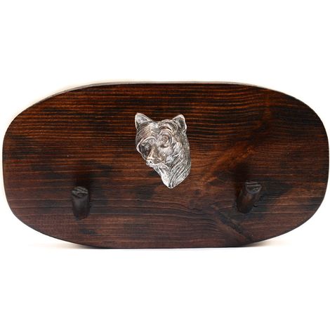 Perro Crestado Chino - colgador de accesorios, colgador de medallas con un perro, ganchos para llaves de Art-Dog (1/5)