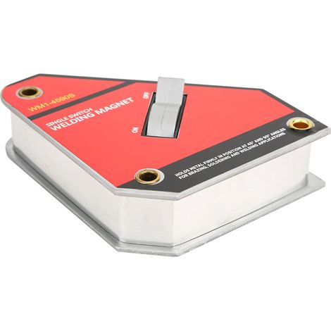 Support magnétique de soudage à interrupteur unique pour soudeur à angle fixe WM1-4590S pour 45° et 90° (1/5)