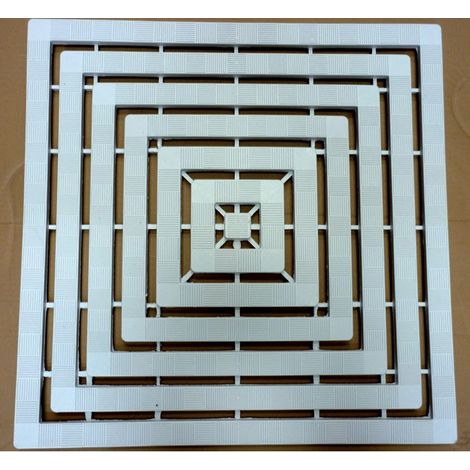 PEDANA DOCCIA IN PLASTICA CM. 59X59* CENNI ETTORE E FIGLIO PZ 1,0 (1/2)