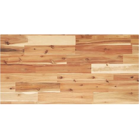 Waschtischplatte Ölbeschichtung 120x40x2 cm Massivholz Akazie