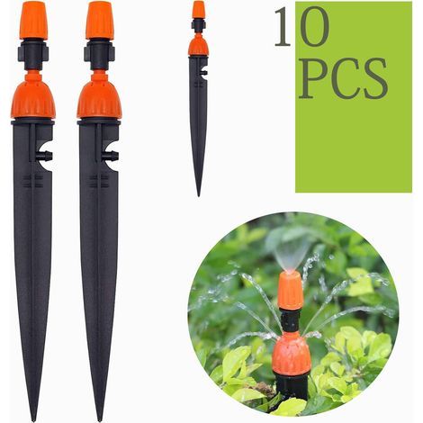 10 Pack Dual Function Drip Irrigation System - Drip Irrigation Kit - 4mm/7mm Hose Connector (1/5)
