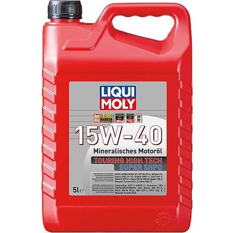 Huile moteur (Nfz) LIQUI MOLY Touring High Tech SHPD 15W-40 bidon 5l