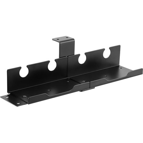 Electraline 71729 Portacavi Sotto Scrivania, Vassoio 322X106X90mm per Gestione de Cavi Elettrici, Organizzatore di Cavi Desk, Canalina Passacavi Scrivania Fili Management Ideale per Casa & Ufficio (1/5)
