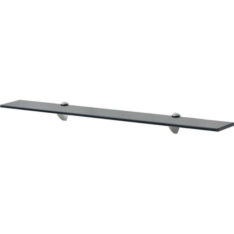 Mensole Galleggianti 2 pz in Vetro 80x10 cm 8 mm (1/5)