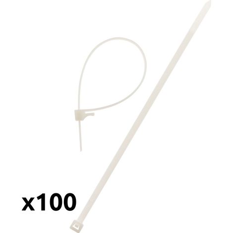 100 Kabelhänger 3,6x140mm Transparent (1/2)