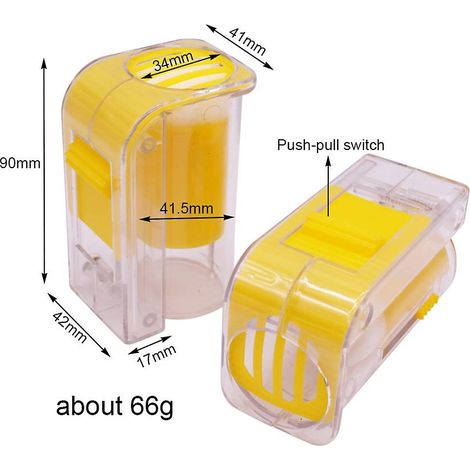 Set aus zwei Plastikflaschen zum Markieren und Fangen von Bienenköniginnen (1/5)