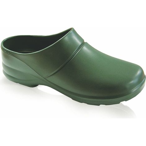 Escarpines para Hombre y Mujer, Lemigo, modelo Cloack, talla 42, color verde, calzado cómodo y práctico para jardín y actividades al aire libre