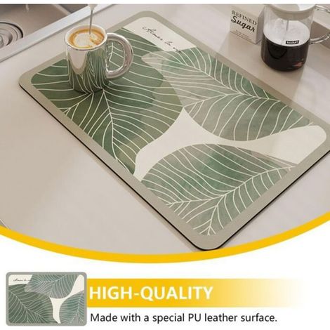 Tapis Cuisine - Silicone - 30x40 cm - Antidérapant Imperméable - Pour Machine À Café (1/5)