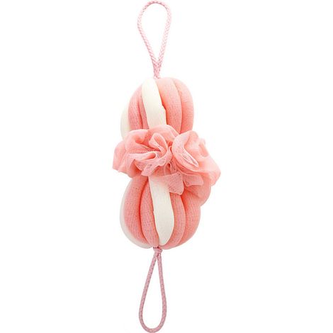 Gant De Bain - Gant Exfoliant Dos - Avec Anneaux Pour Suspension - En Fibres Synthétiques Douces - 1 Pièce (1/5)