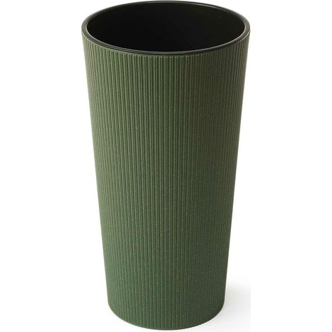 Maceta de madera Urbanika ECO verde, 46 cm de alto. (1/4)