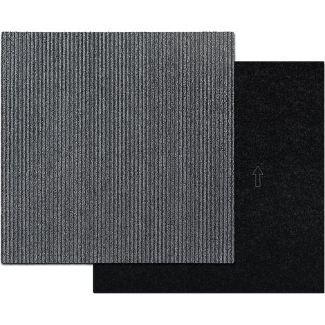 Teppichfliesen Bohemia Grau 03 50 x 50 cm