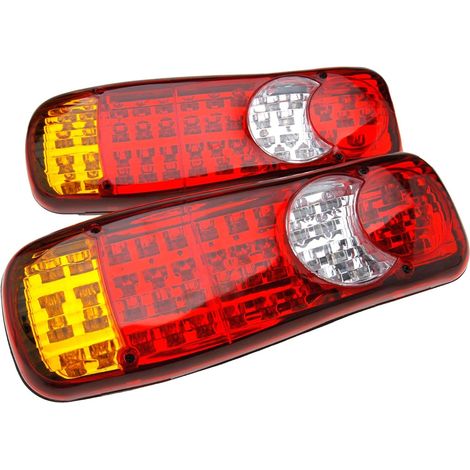 Zur Erinnerung: 2 Stück 40 LED-Rücklichter, wasserdichter Nebelscheinwerfer-Ersatz für LKW-Fahrgestelle