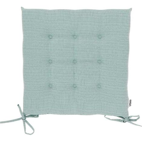 Lemetex UNIQUE Living® Deko-Kissen Chairpad Bliss outdoor 40 cm x 40 cm x 3 cm aqua blue
