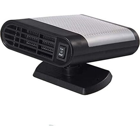 12V 150W Chauffage de Voiture, Portable Chauffage De Voiture Ventilateur De Refroidissement, Désembueur de Dégivreur de Voiture Chauffage Rapide avec Base Rotative à 360 Degrés