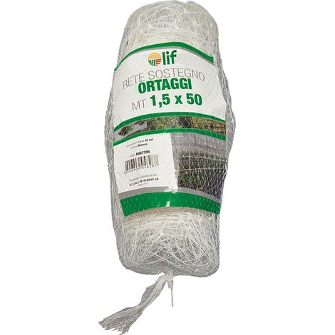 RETE DI SOSTEGNO PER ORTAGGI mt 1,5 x 10 mt 1,5 x 10