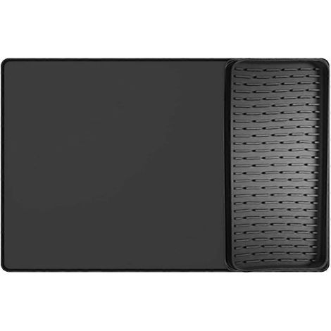 Tapis de comptoir pour machine à café 40 x 60 cm (15,75 x 23,6 po) - Tapis de bar à café A (1/5)