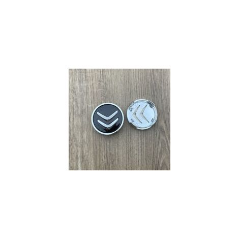 Ede Enjoliveurs de roue de 60 mm pour Citroën C1, C2, C3, C4, Picasso, Aircross et Elysée. Étanches et anti-poussière, ils protègent les jantes. Couleur : noir. (1/2)