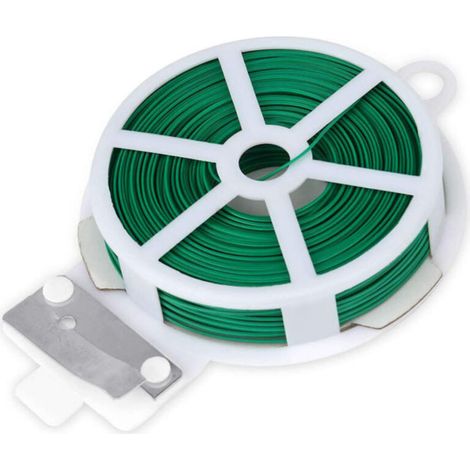 Garden Plastic Wrapped Flower and Wood Ties, 100m 2 Twist Garden Ties - Sunny (1/4)