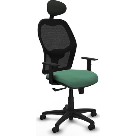 Silla de oficina piqueras y crespo Alocén negro soporte lumbar ajustable (1/2)