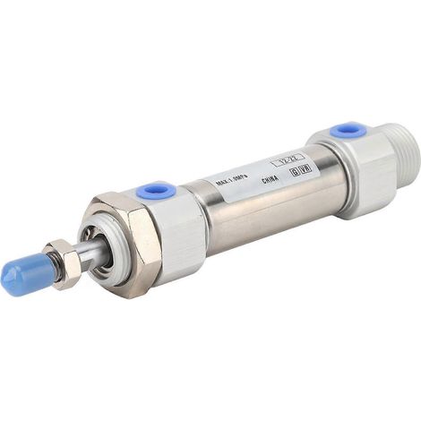 Luftzylinder, pneumatisch, SMC-Typ, mit Gewindekolbenstange, 2-fach, Mini-Edelstahlausrüstung