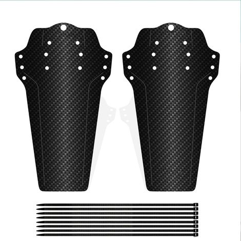 2 Garde-boue Vélo Universel Avant Arrière Type Fibre Carbone pour VTT et Route (1/5)
