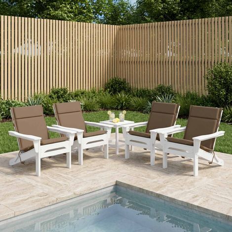 vidaXL 6-Piece High Back Chair Cushions GEMERT 6 pcs 100% Polyester (1/5)