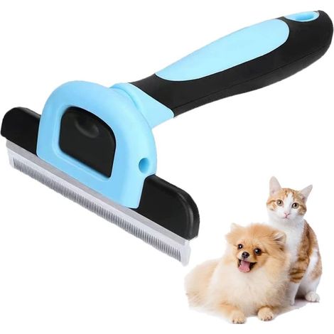 Brosse pour Chien & Chat Brosse de Toilettage, Outil de Brossage Professionnel et Peigne de Toilettage pour Toutes Races de Chiens, Chats avec Poils Courts ou Longs (1/5)