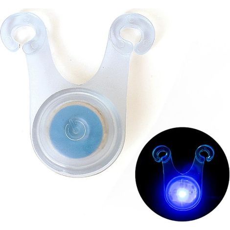 Feu arrière à LED pour vélos, de couleur bleue, pour une meilleure visibilité et une sécurité accrue à vélo.-AquaForge (1/5)