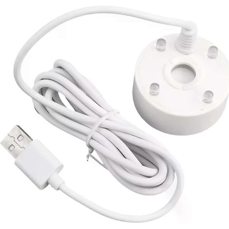 5V USB-Nebelmaschine mit LED-Beleuchtung, geeignet für Zimmerbrunnen, Gartenteiche und Wasser. (1/4)