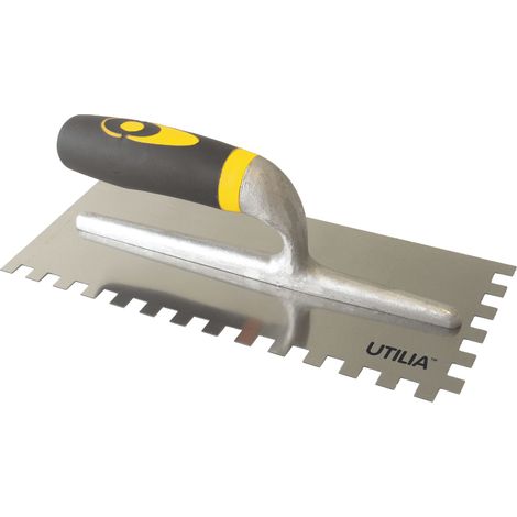 Utilia FRATTAZZO DENTATO A DESTRA MOD. USA cm. 12x28 Dentatura mm. 5x7 5.00 pz