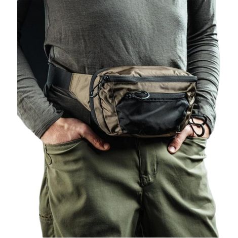 Sac banane tactique double couche résistant à l'eau, ceinture ajustable grande capacité (1/5)