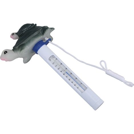 Thermomètre flottant étanche en forme de tortue de dessin animé pour piscines intérieures et extérieures et spas (1/5)