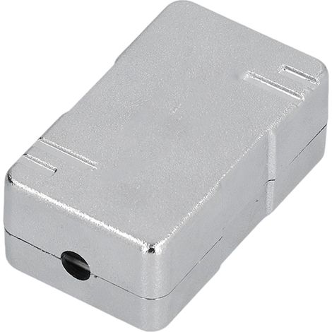 CAT6-Anschlussdose aus ABS-Kunststoff, einportiger, geschirmter RJ45-Anschluss mit Modul (1/5)