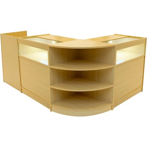 Sagittarius LED Shop Counter Set LM60, TB60 & 2 x B900 - Maple